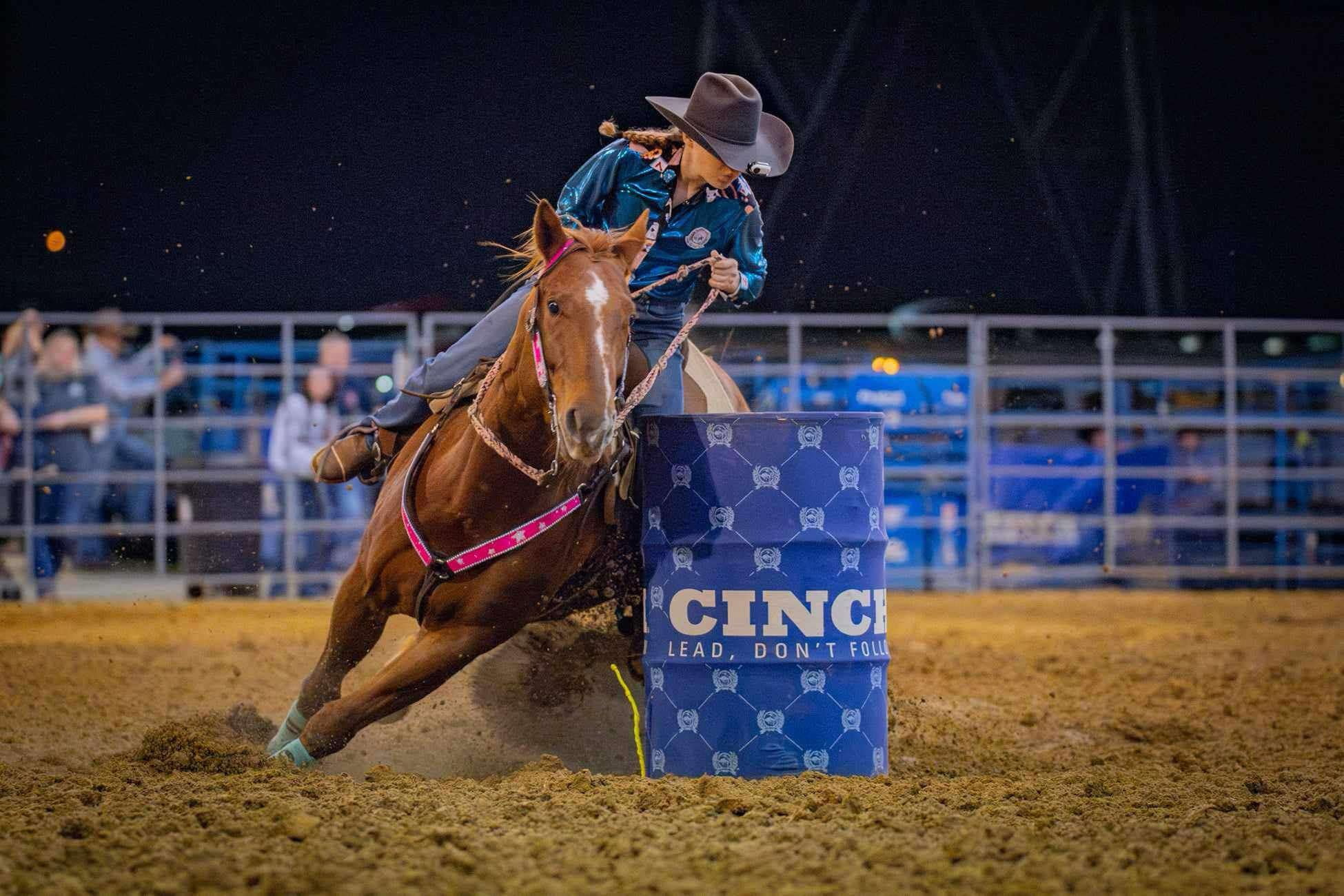 Dazzling, Punchy Bling:  Three Young Crafting Cowgirls